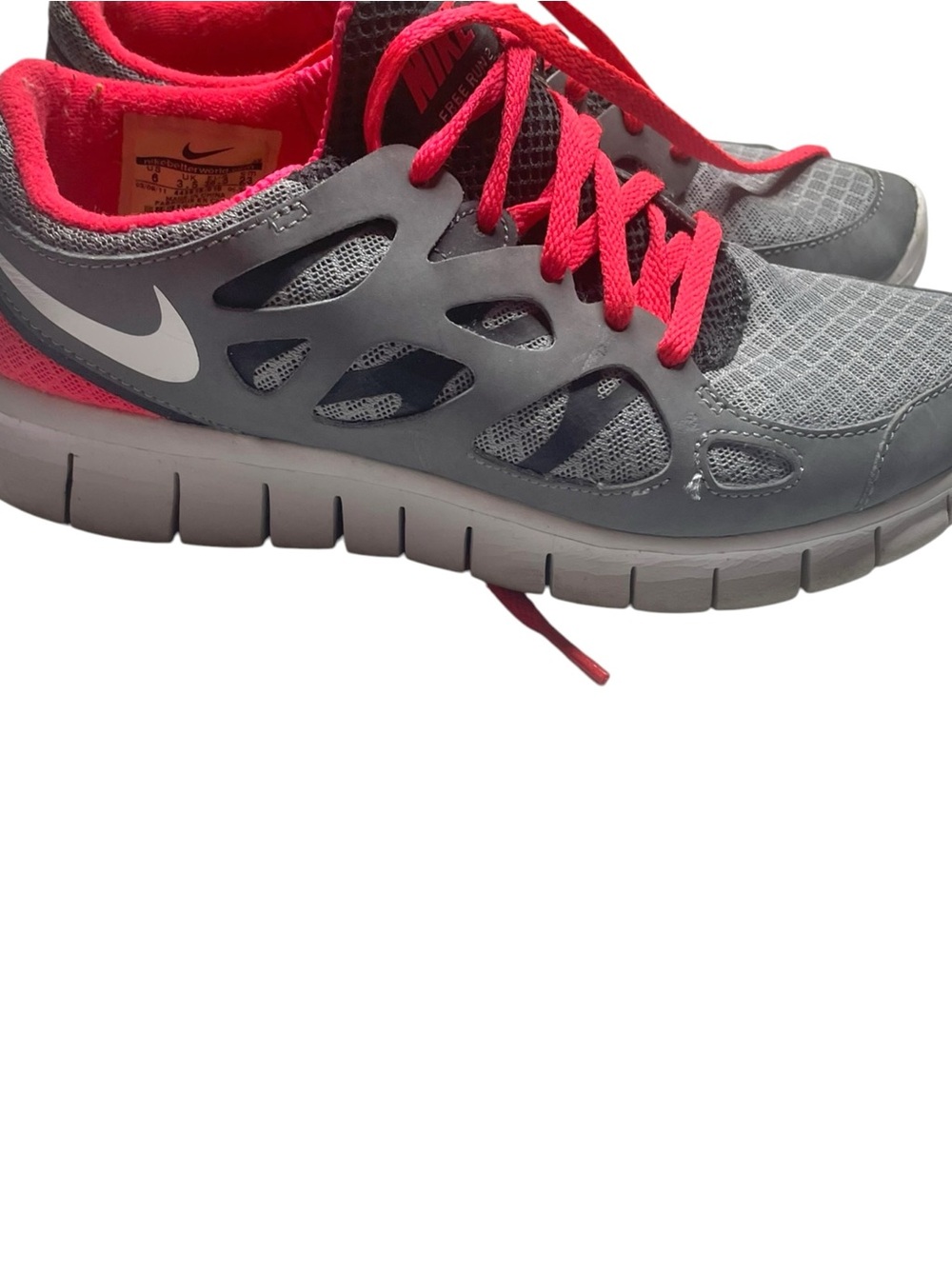 Nike free run 2 size 6 in boys tennis shoes sneakers
